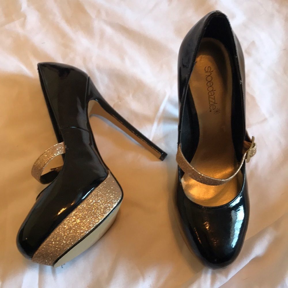 Shoe dazzle platform high heels